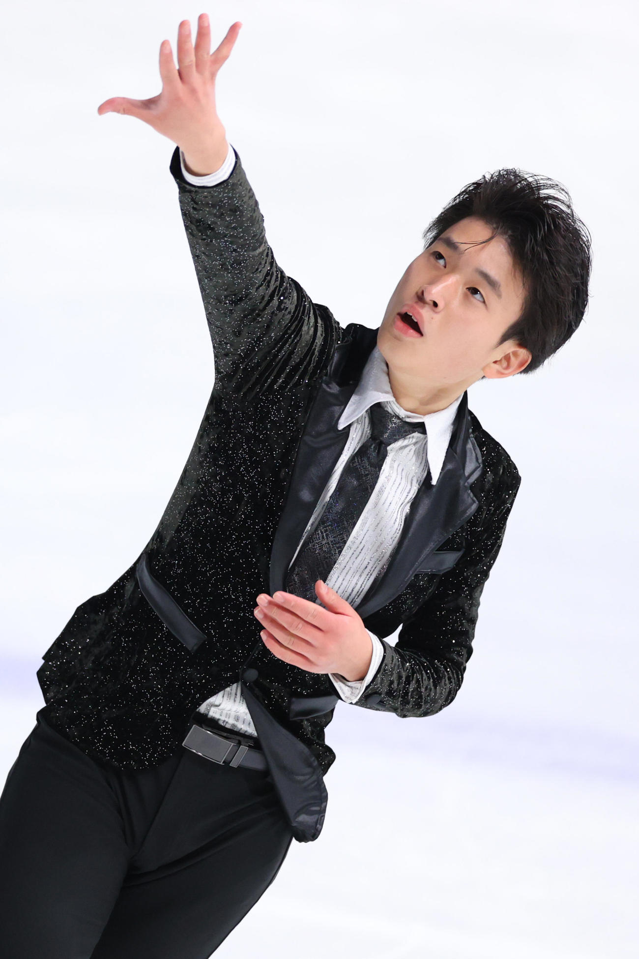 フリーで演技する優勝した本田ルーカス剛史（代表撮影）