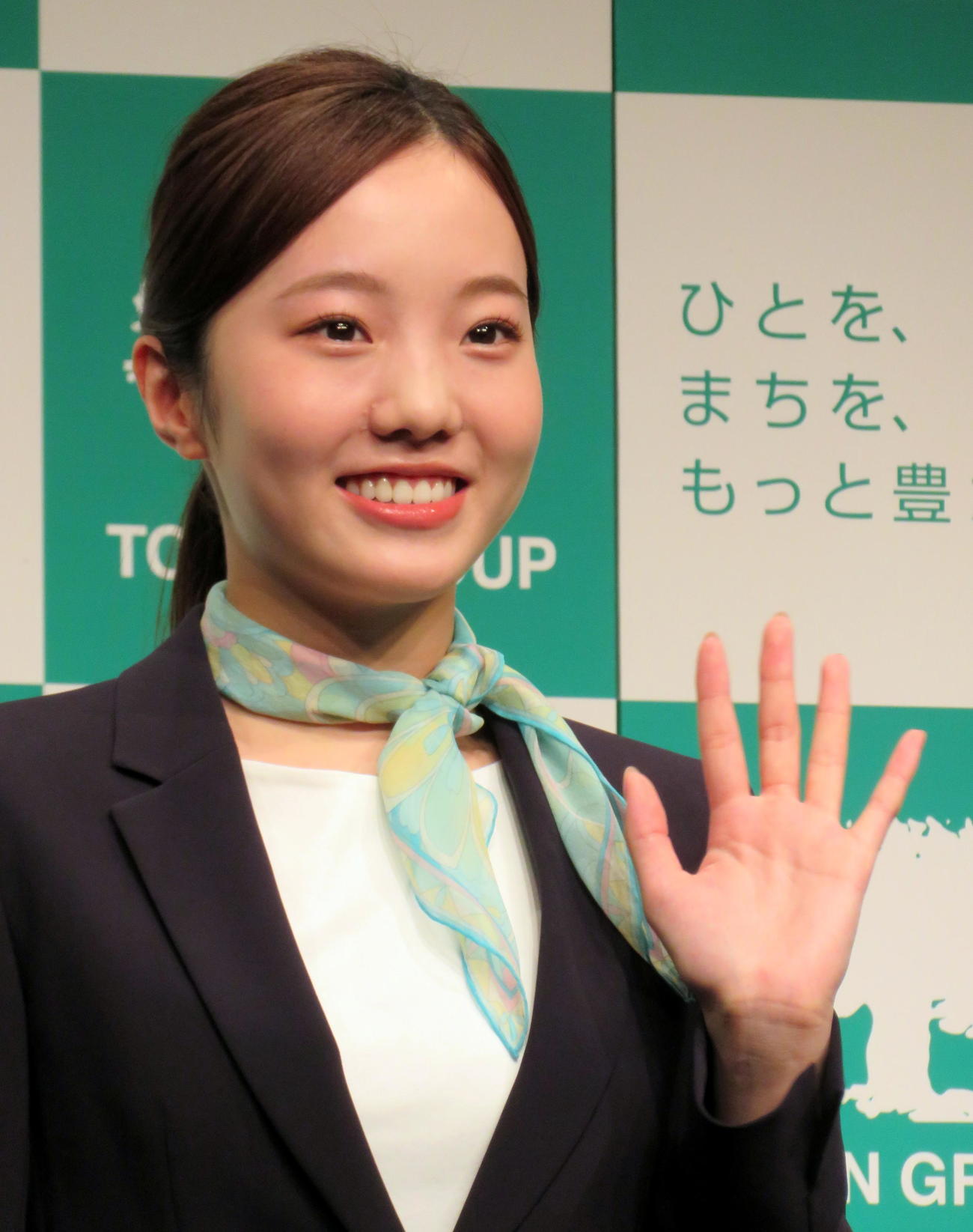 新CM発表会に出席した本田真凜（撮影・木下淳）