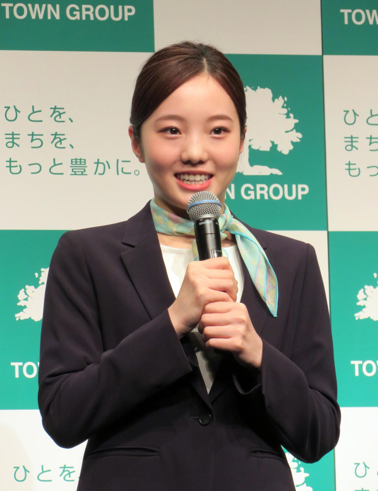 新CM発表会に出席した本田真凜（撮影・木下淳）