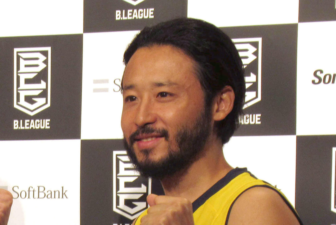 宇都宮の田臥（19年8月撮影）