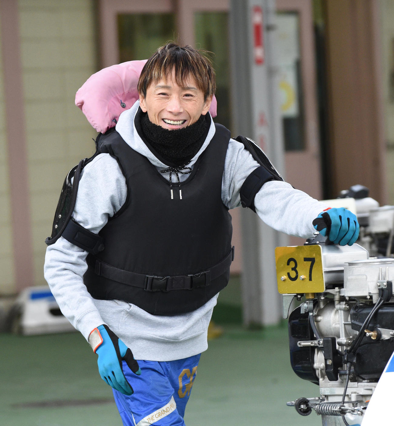 心身ともいい状態に整えて白星発進を目指します！（撮影・柴田隆二）