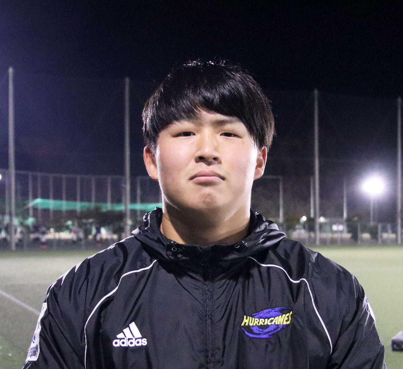 選手権の優勝を誓った天理大プロップ谷口祐一郎（撮影・南谷竜則）