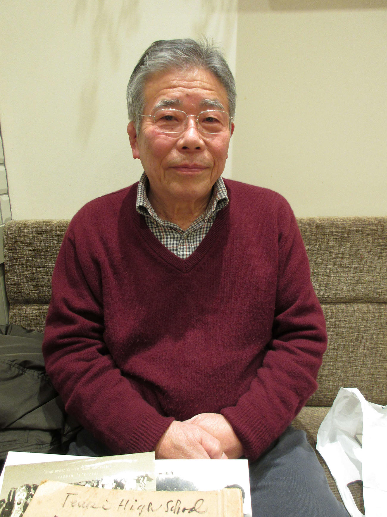 花園初開催の42回大会で優勝した天理主将・井上治美氏（撮影・加藤裕一）