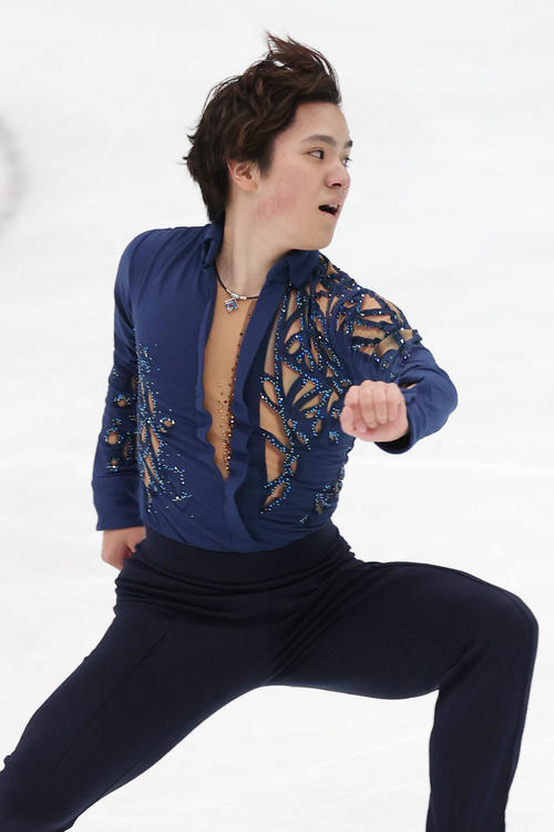全日本フィギュアスケート選手権　男子フリーで演技をする宇野（代表撮影）