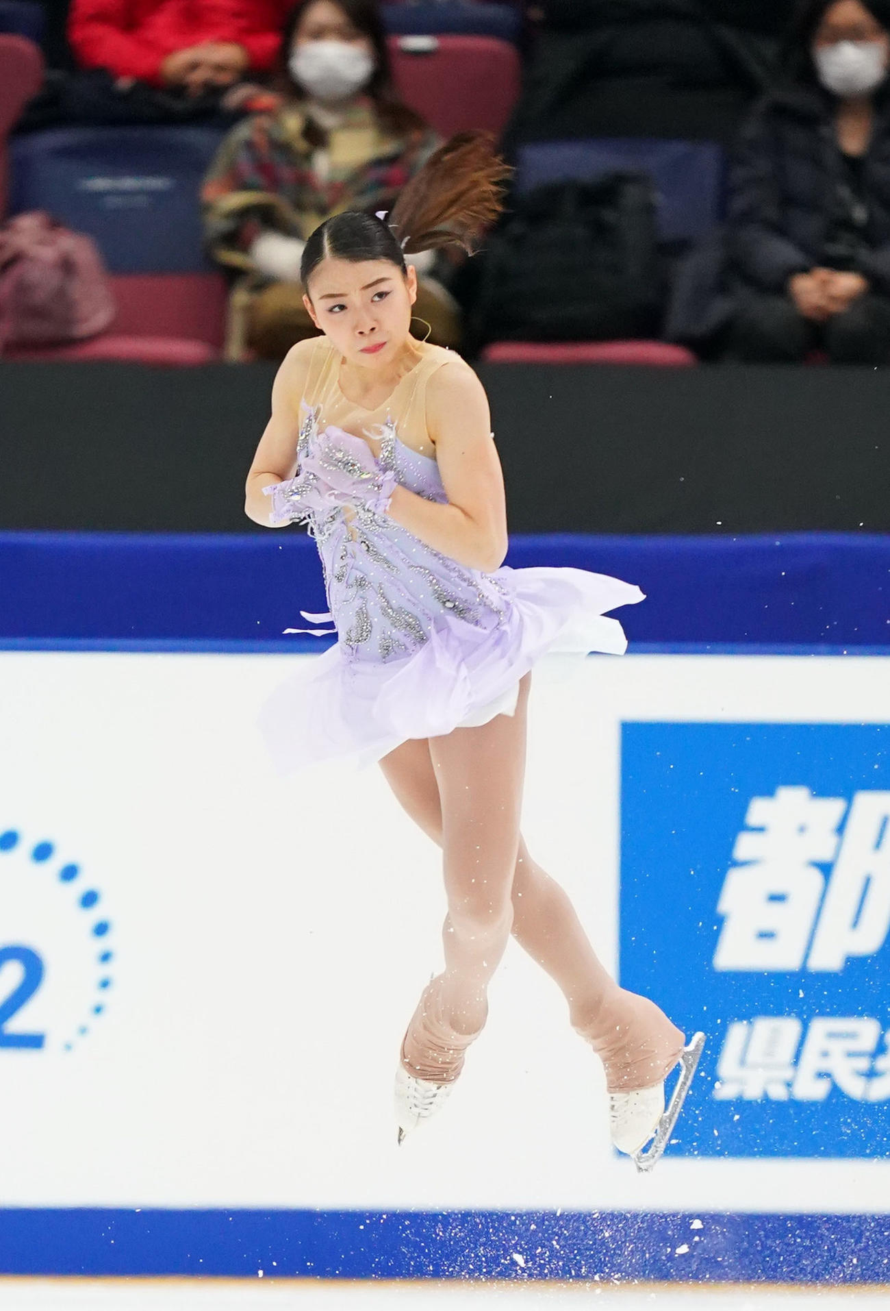 全日本選手権最終日　女子フリーで演技をする紀平（代表撮影）