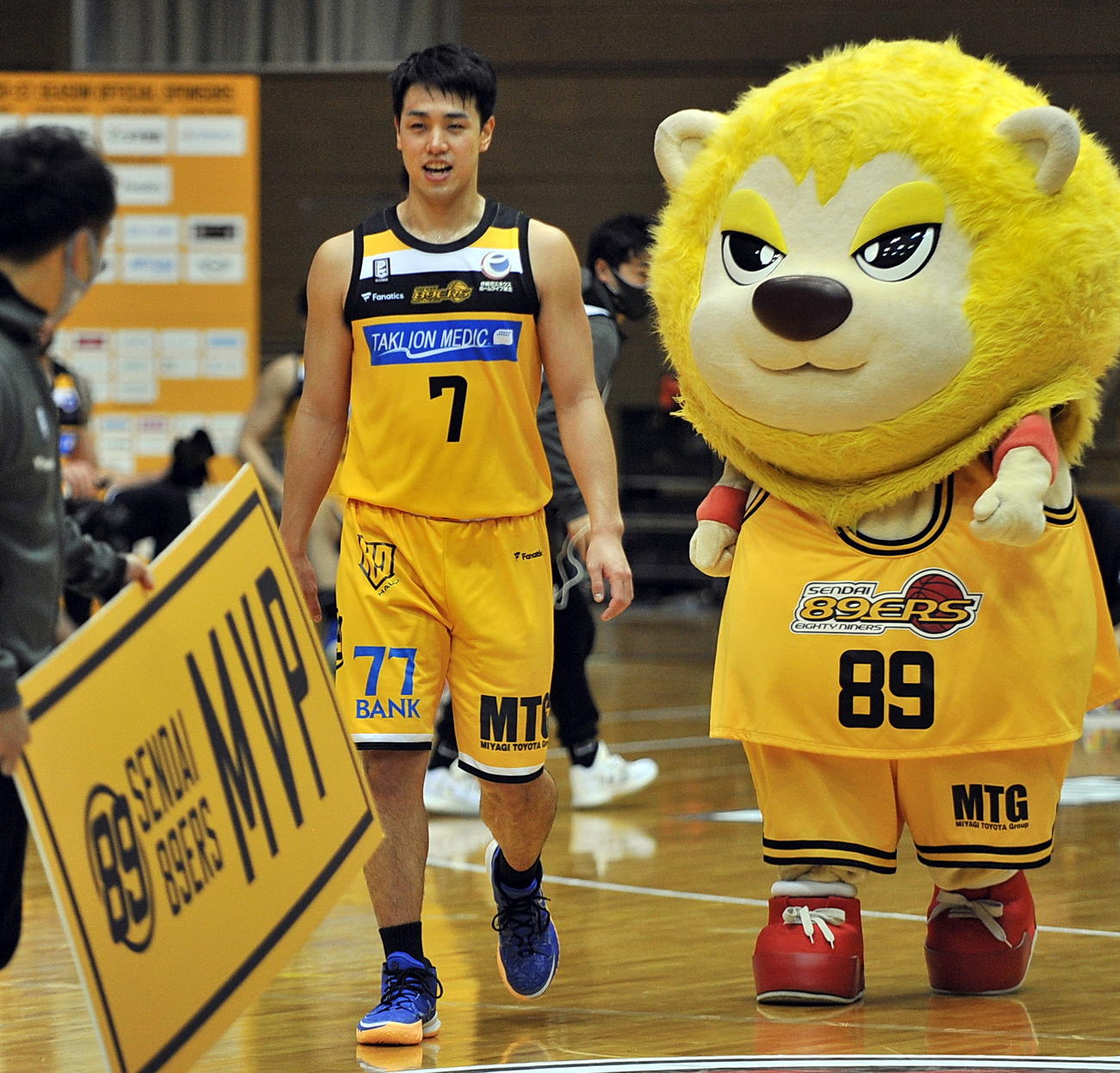MVPを受賞した仙台沢辺