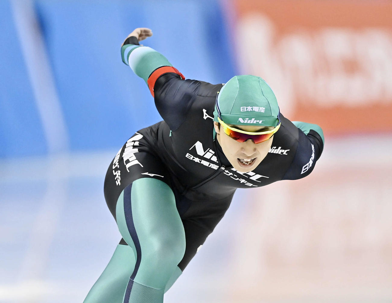 男子1500メートルで3位の山田（代表撮影）