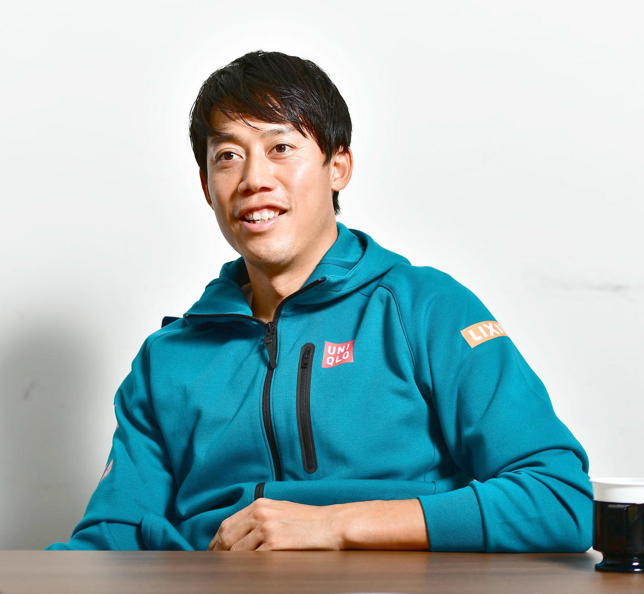 21年の活躍を誓う錦織（撮影・小沢裕）
