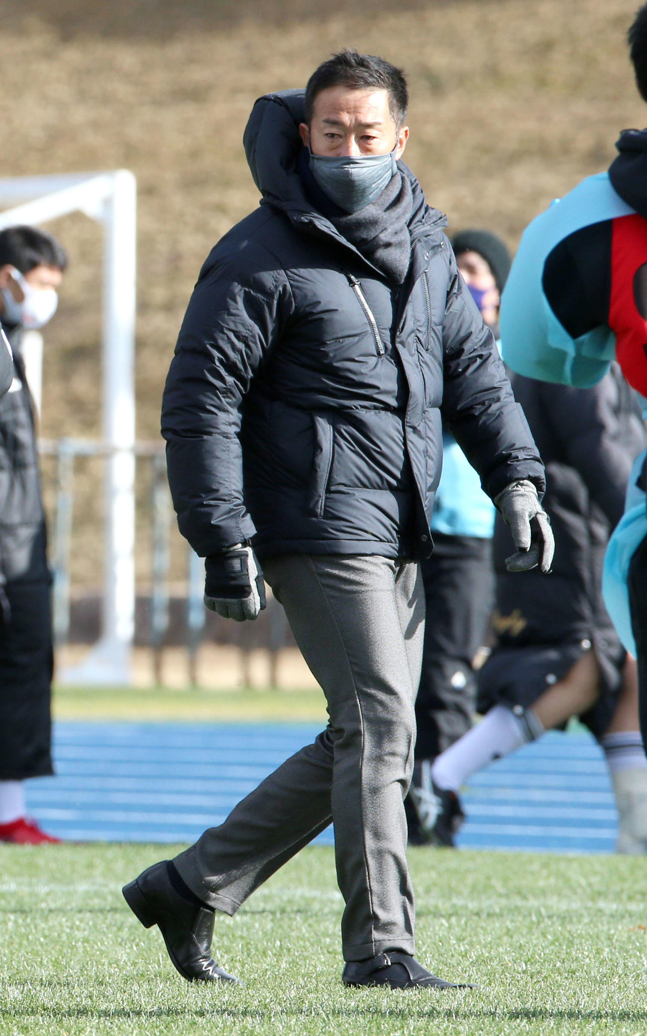 東福岡の藤田雄一郎監督（2020年12月30日撮影）