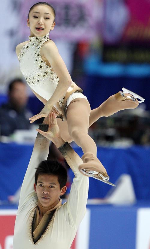 2011年全日本選手権の高橋、トラン組