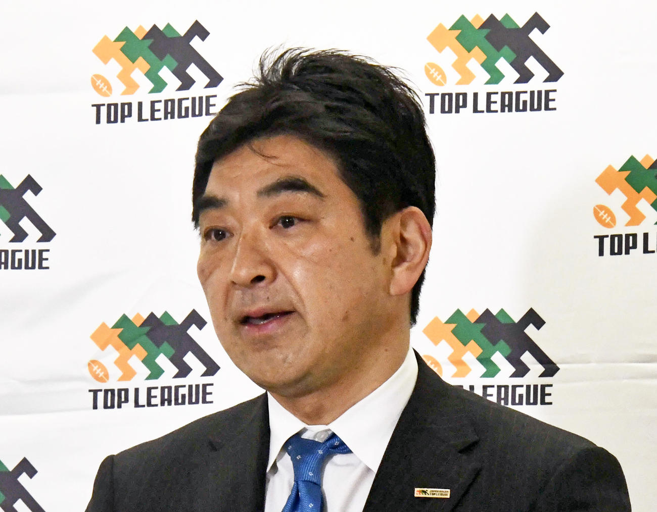 ラグビートップリーグの太田治チェアマン（2020年3月9日撮影）
