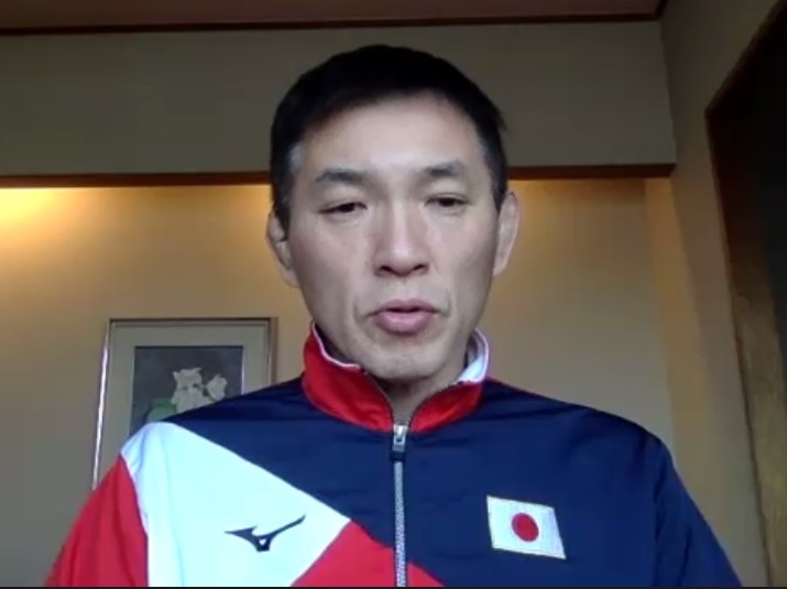 オンライン取材に応じる増地克之監督
