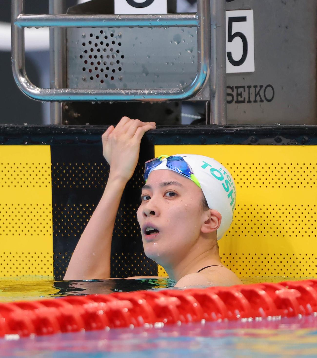 女子200メートル個人メドレー決勝、2分9秒86の大会新記録で優勝した大橋（代表撮影）