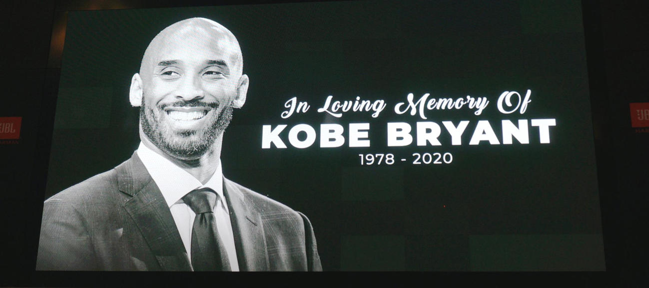 墜落事故により亡くなったコービー・ブライアント氏（2020年1月27日撮影）
