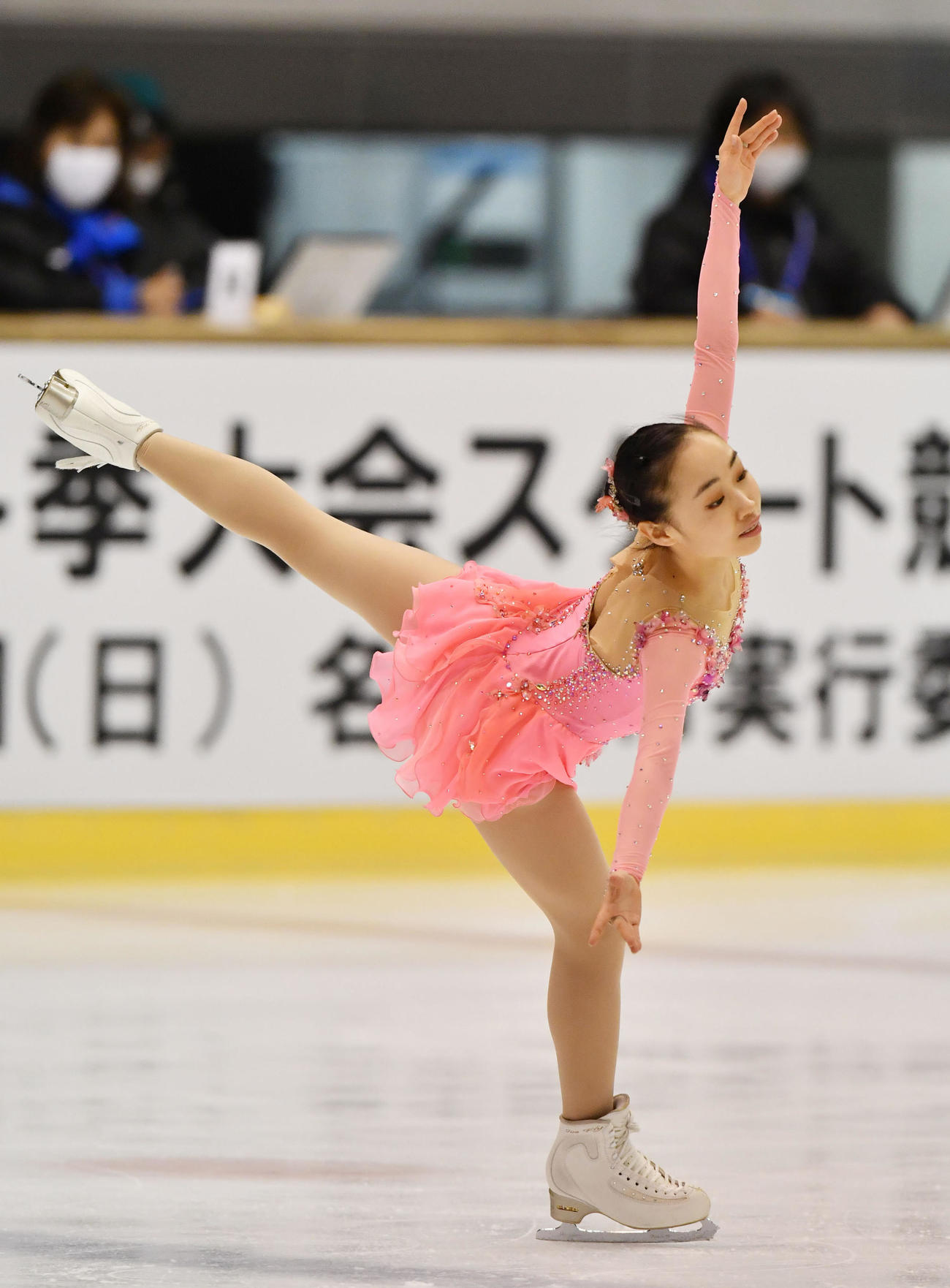 冬季国体2021　フィギュア少年女子フリー　1位となった松生理乃（愛知）のフリーの演技（代表撮影）