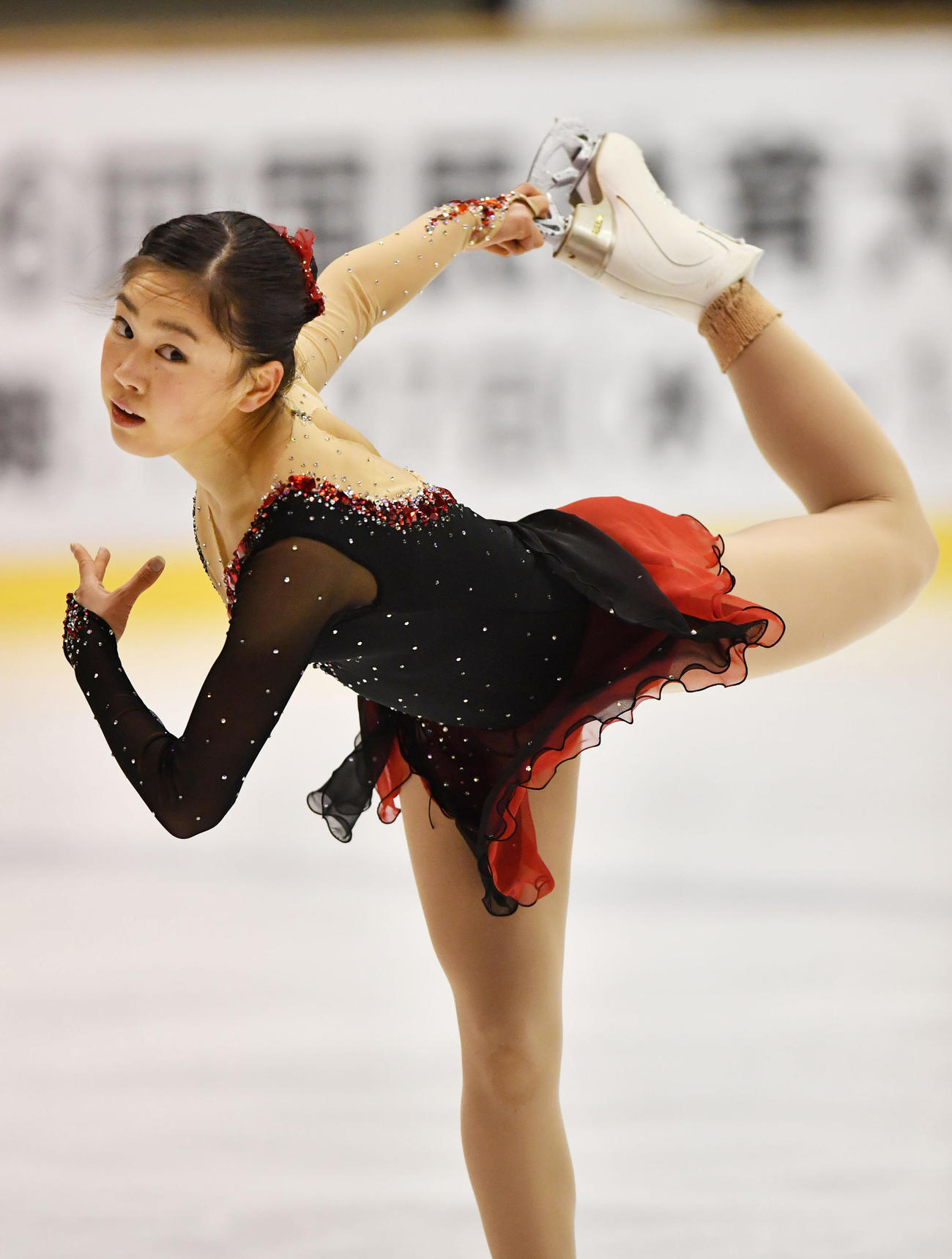 冬季国体2021　フィギュア少年女子フリー　2位となった吉田陽菜（京都）（代表撮影）
