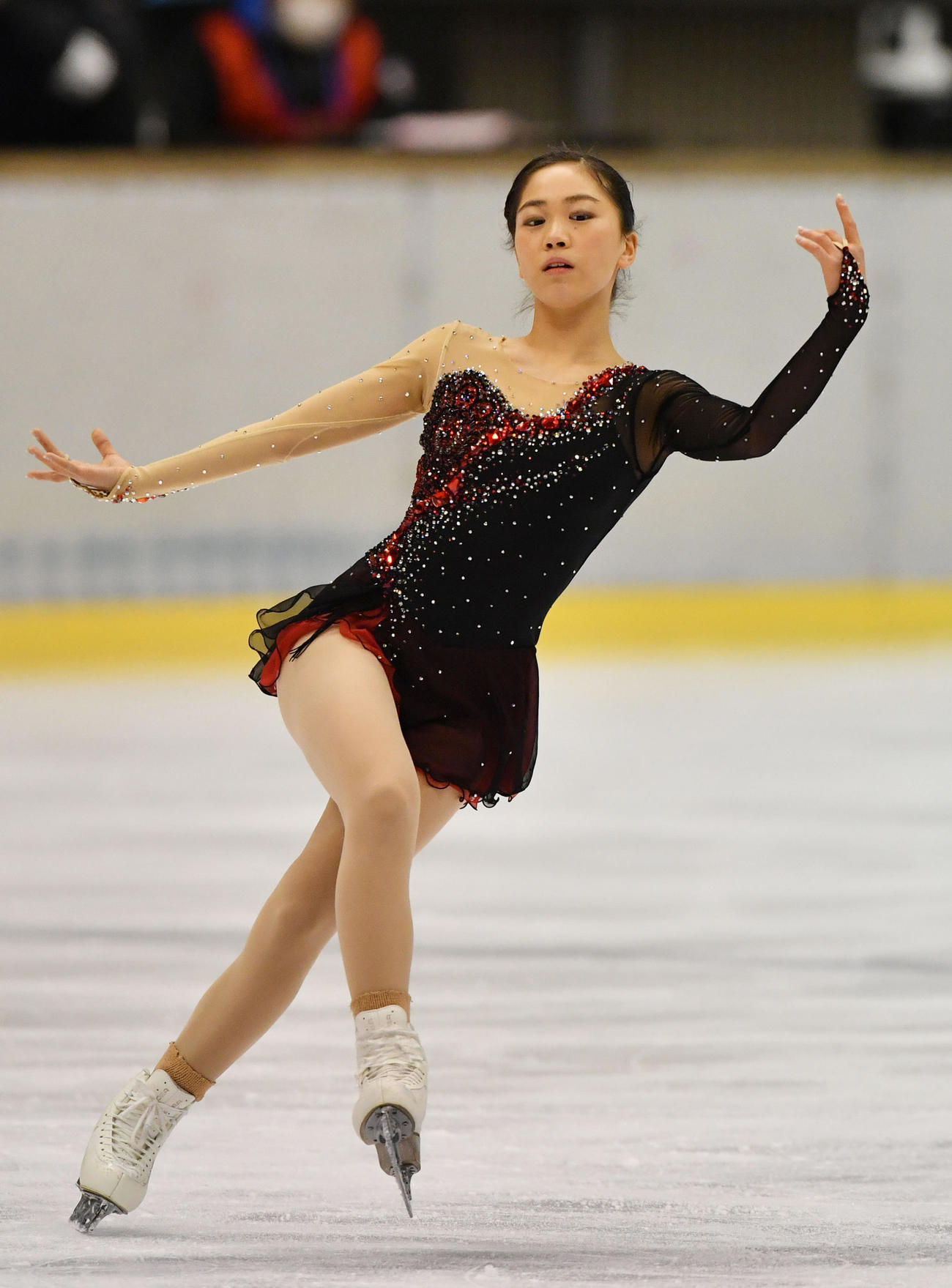 冬季国体2021　フィギュア少年女子フリー　2位となった吉田陽菜（京都）（代表撮影）