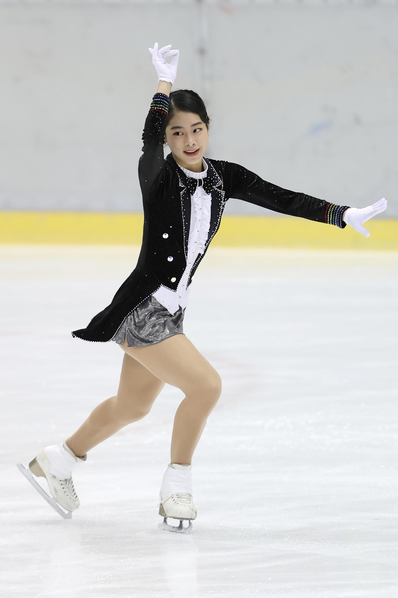 成年女子フリーで演技する横井ゆは菜（代表撮影）