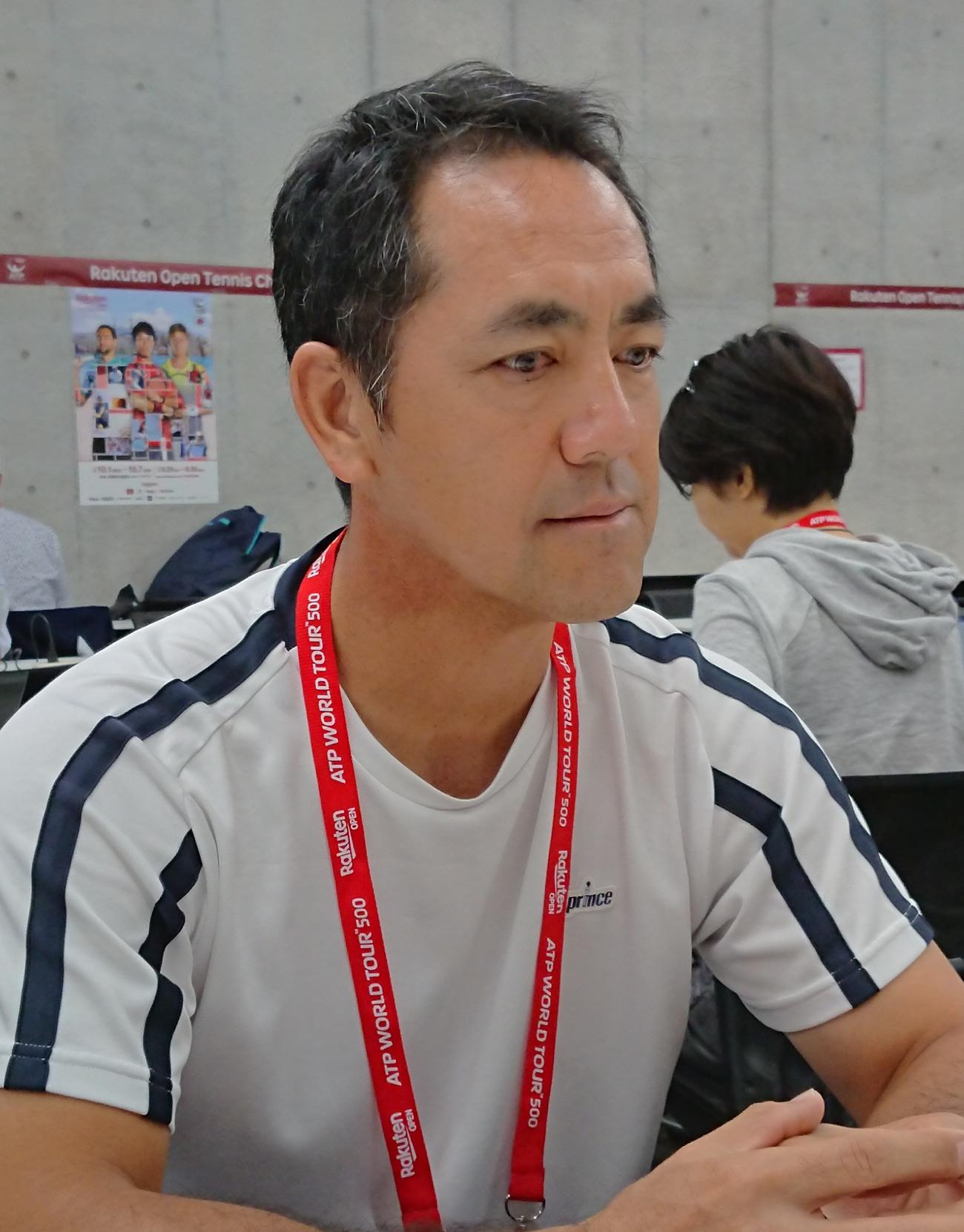 テニスの高田充男子担当代表ヘッドコーチ