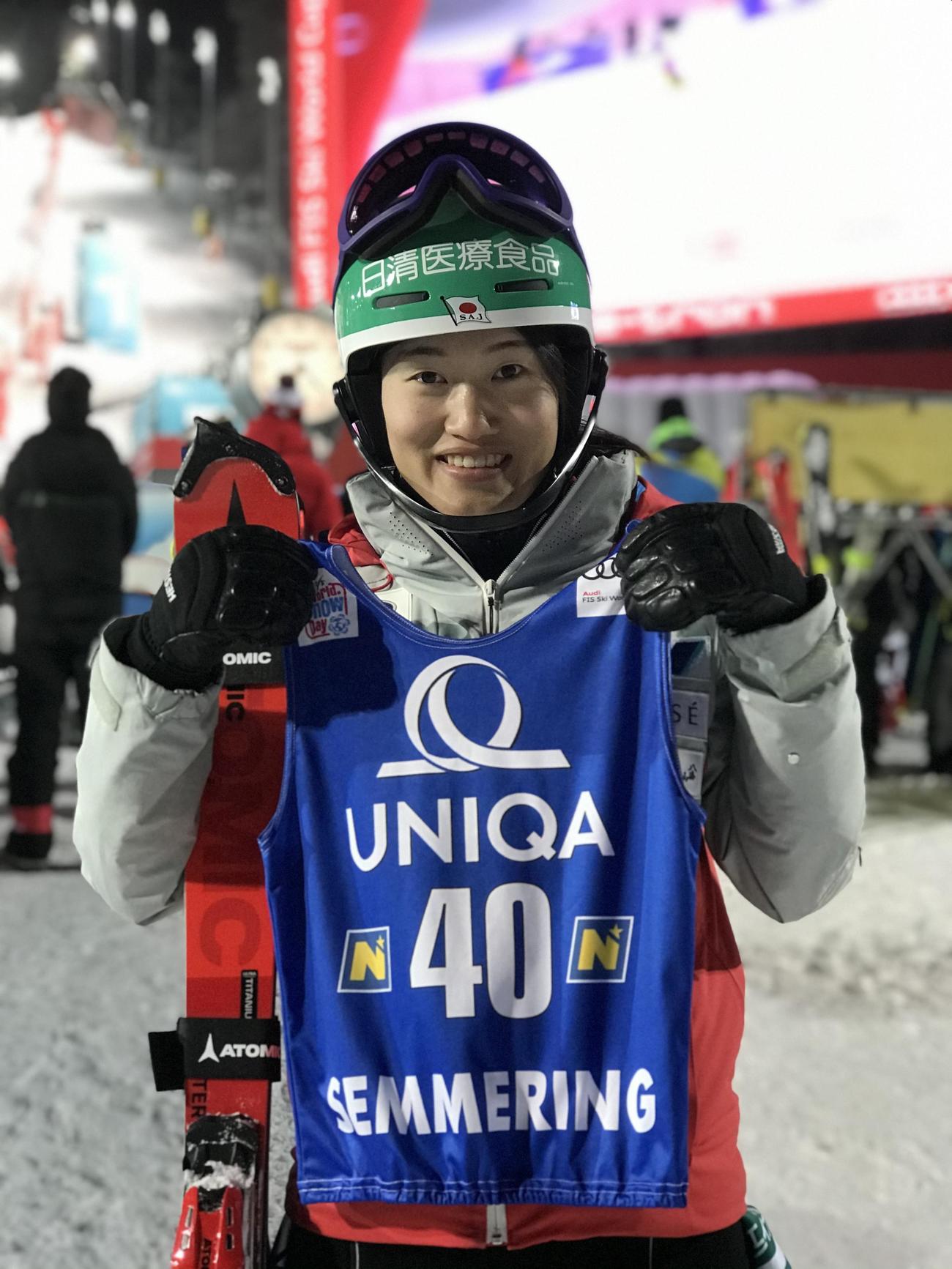 北京五輪に向けて実績を積み重ねているアルペンスキー女子の安藤
