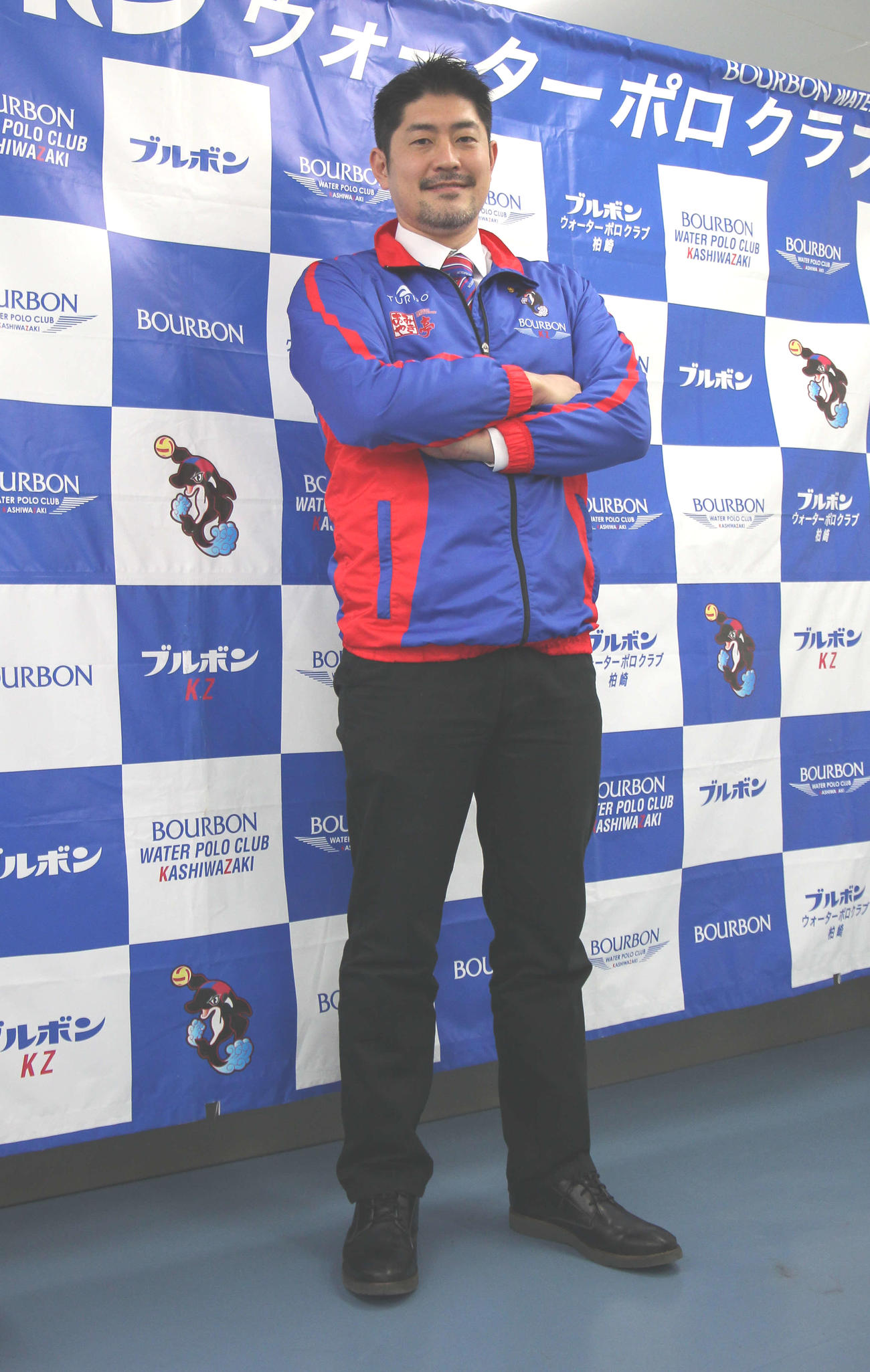 水球のシンガポール代表監督に就任したブルボンKZ・青柳総監督