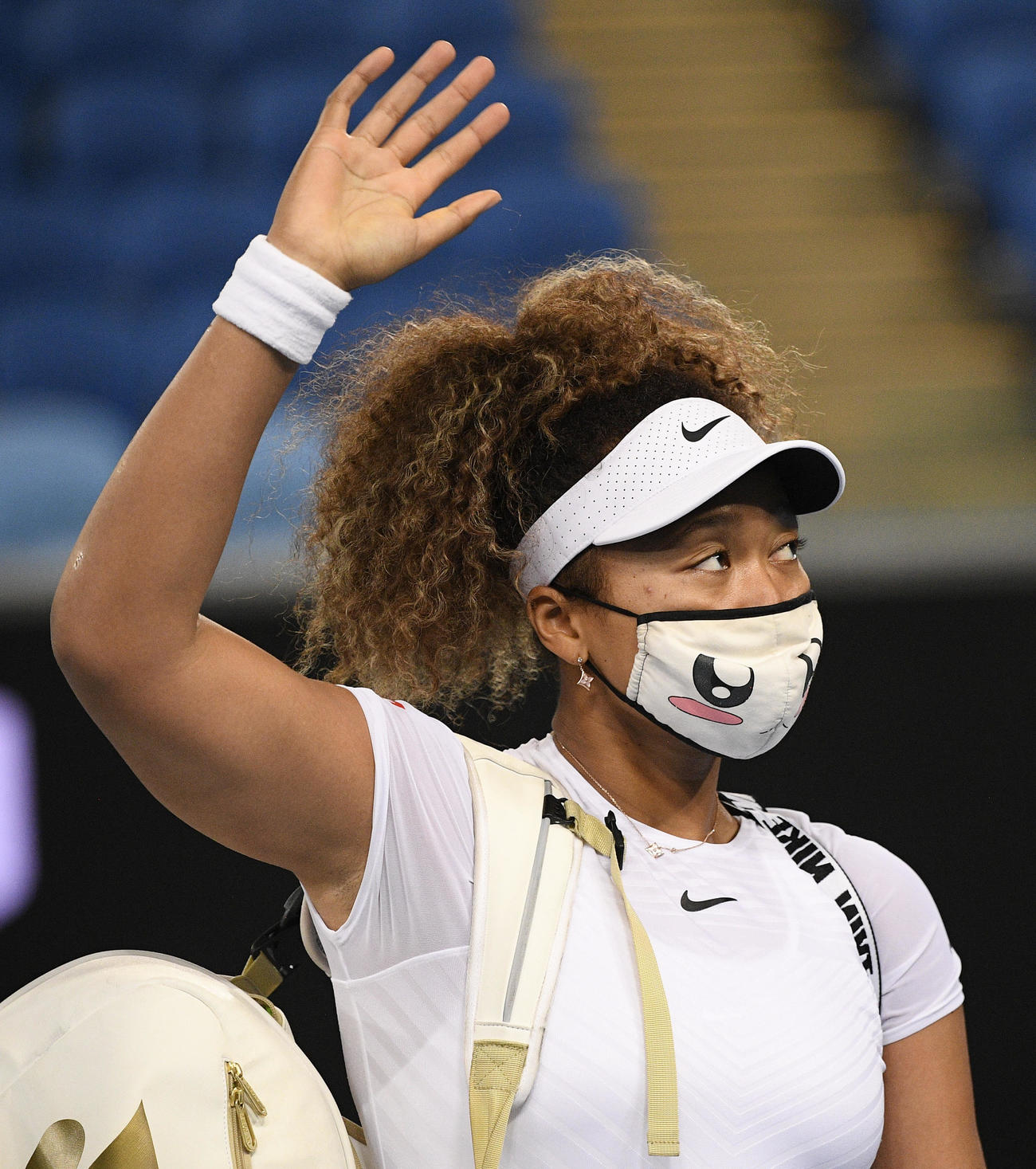 準々決勝で勝利を飾った大坂なおみ（AP）
