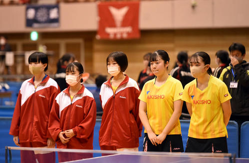 秋田商女子 部員5人で堂々3位発進 卓球東北予選 卓球 日刊スポーツ