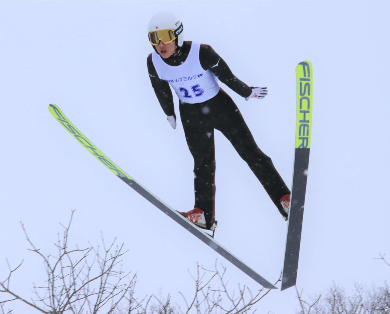 カツゲン杯ジュニア男子組で優勝した坂野（撮影・保坂果那）