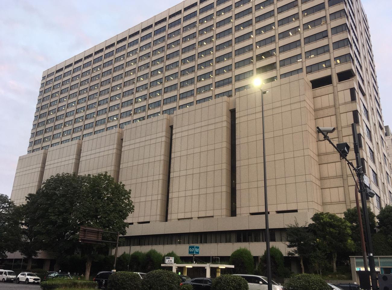 全日本柔道連盟に損害賠償を求めた訴訟が行われた東京地裁（撮影・峯岸佑樹）