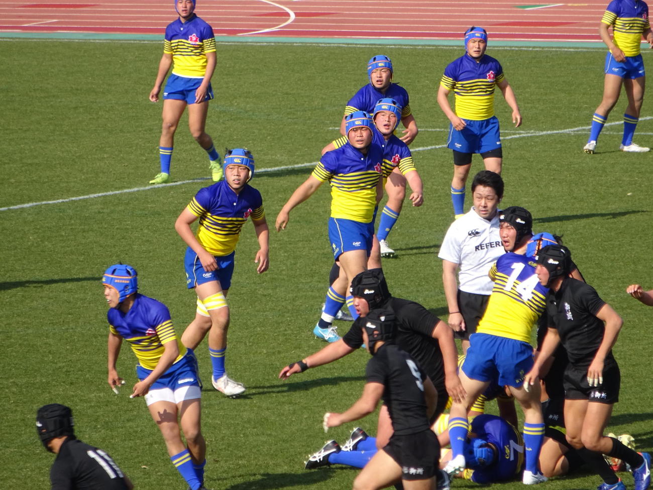 御所実に粘り勝った京都成章（撮影・加藤裕一）