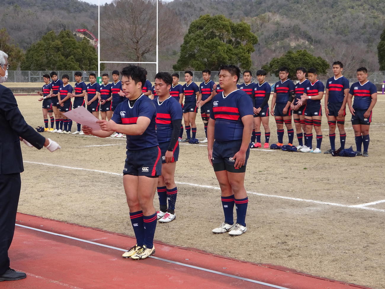 大工大高時代の02年大会以来19年ぶりに近畿王者となった常翔学園（撮影・加藤裕一）