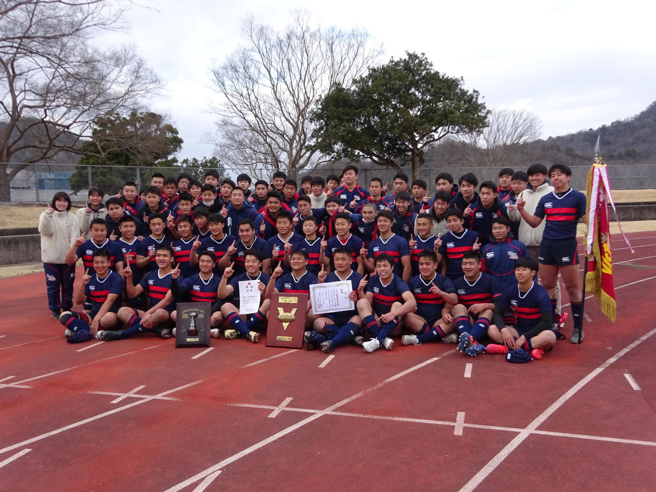 大工大高時代の02年大会以来19年ぶりに近畿王者となった常翔学園（撮影・加藤裕一）