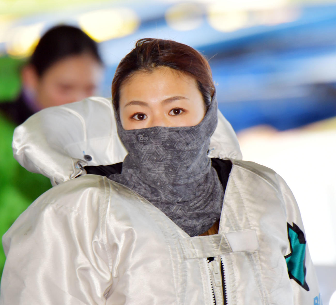 鎌倉涼は初日後半10Ｒで逃げ切り、ほっとした表情