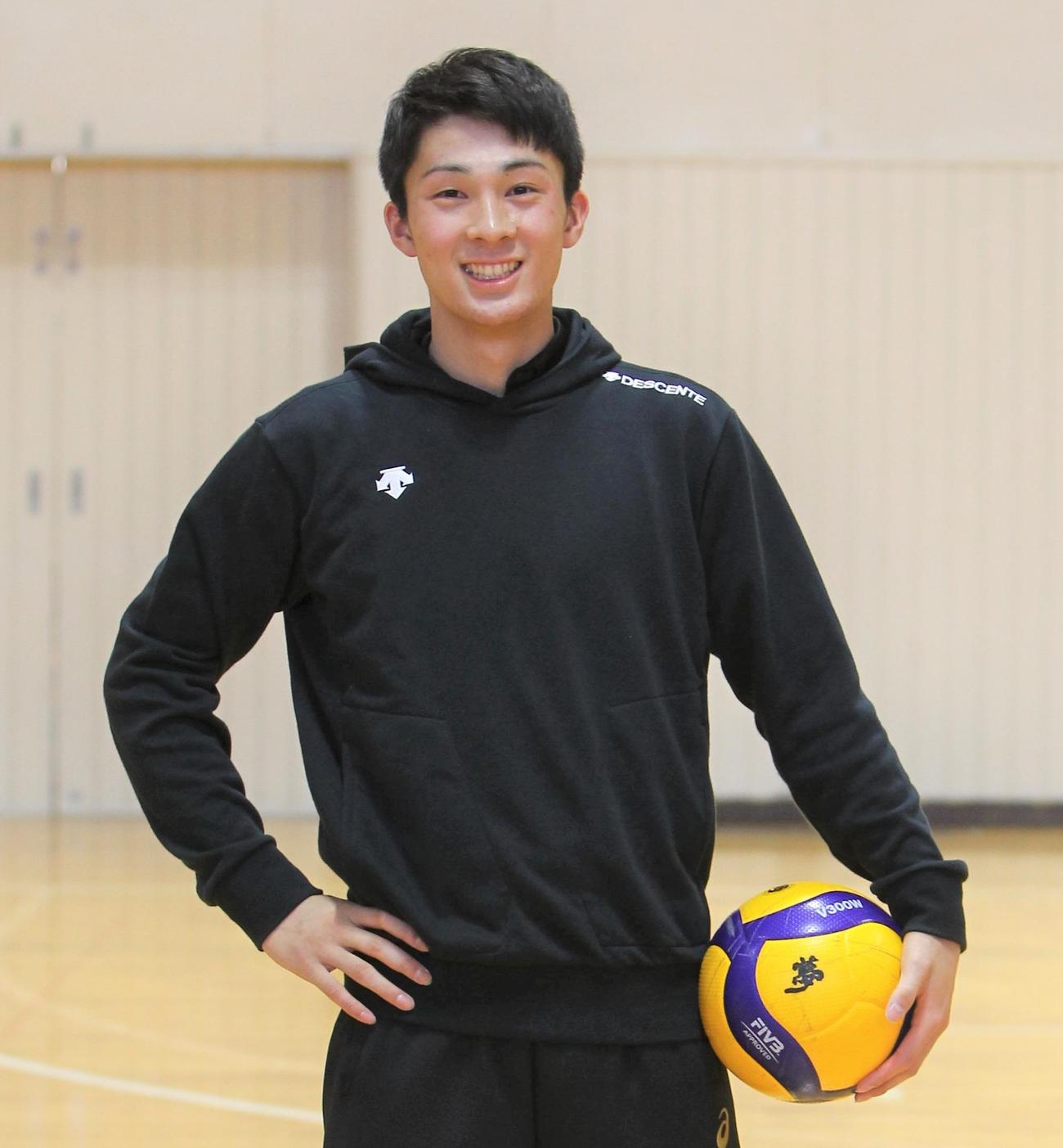 国士舘大への進学を決めた東京学館新潟の川辺