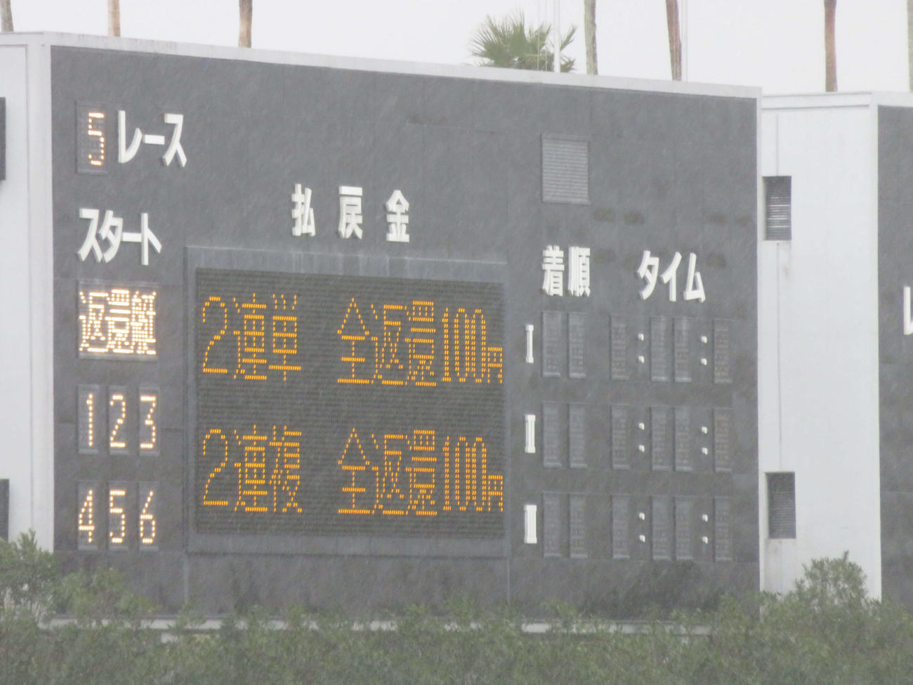 全艇Fで全額返還となった初日5R（撮影・窪寺伸行）