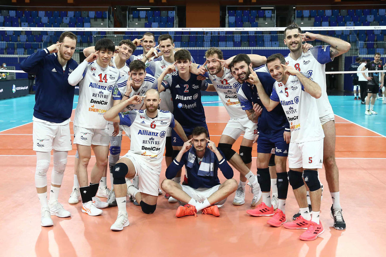 CEVチャレンジカップ決勝に進んだ石川のいるミラノ（所属事務所提供）