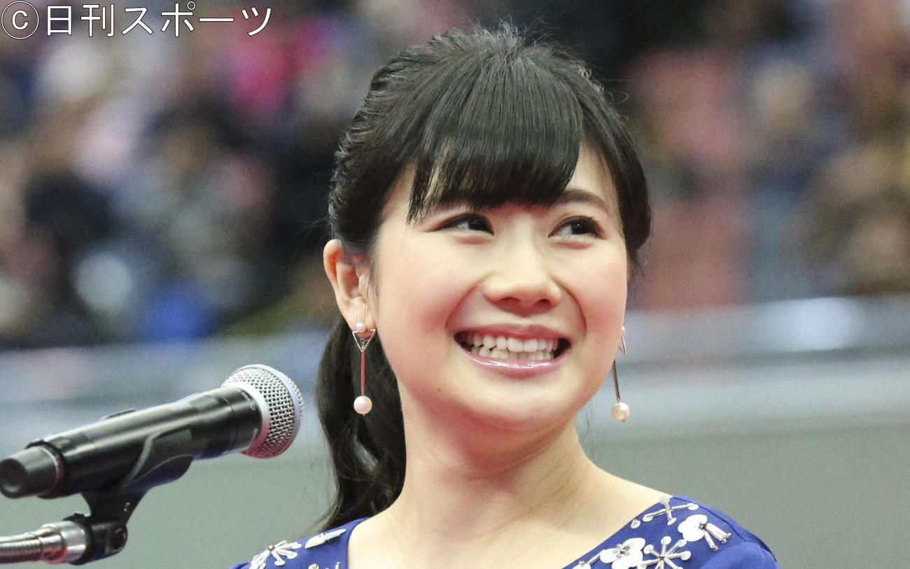 福原愛さん（2019年1月19日撮影）