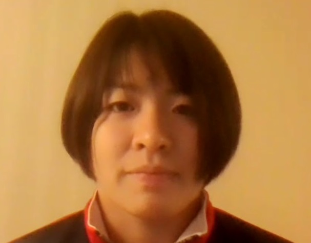 オンライン取材に応じる田代未来