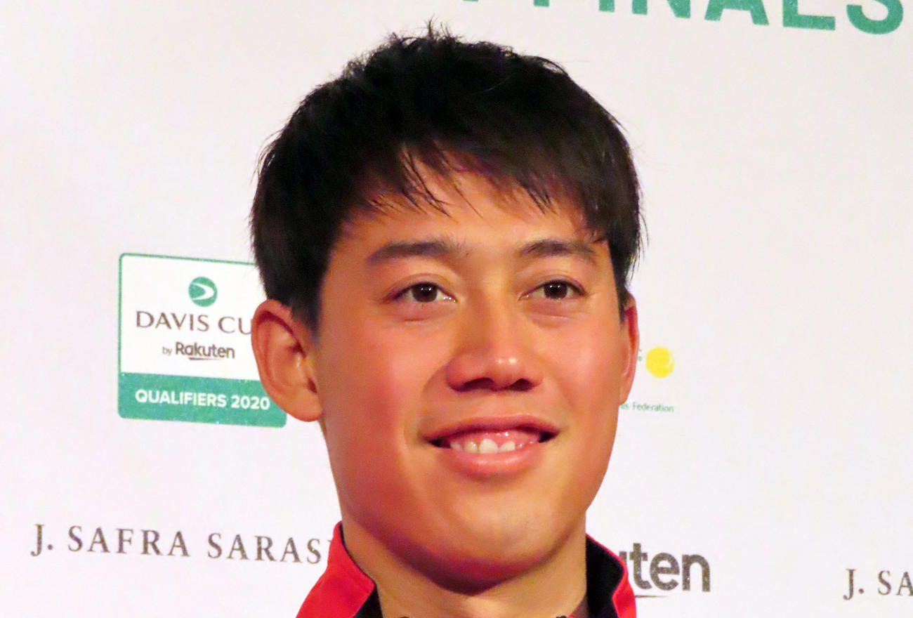 錦織圭（2020年3月5日撮影）