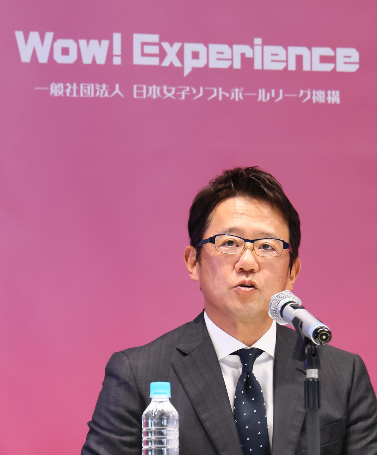 意気込みを語る新任理事の古田氏（撮影・足立雅史）