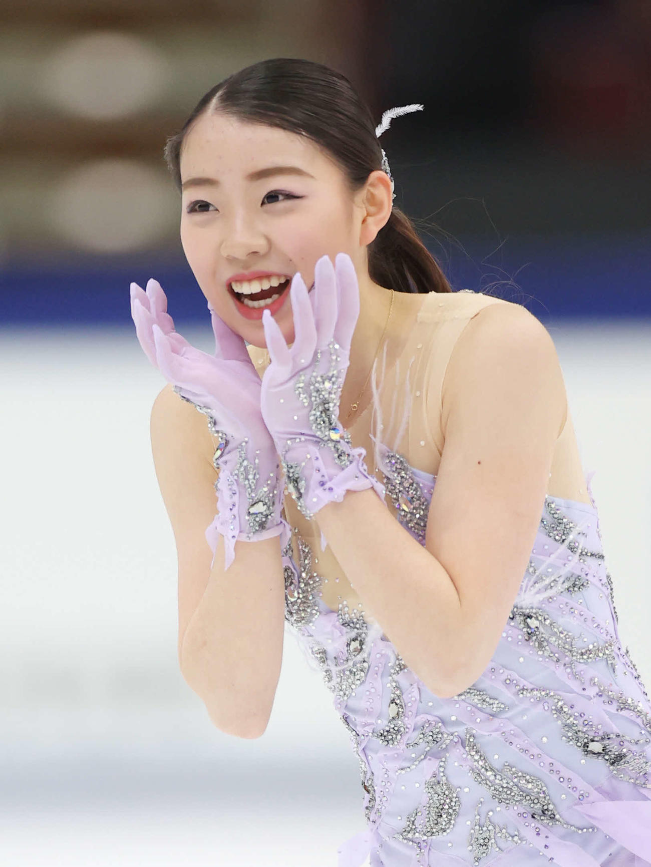 全日本選手権の紀平梨花＝2020年12月27日