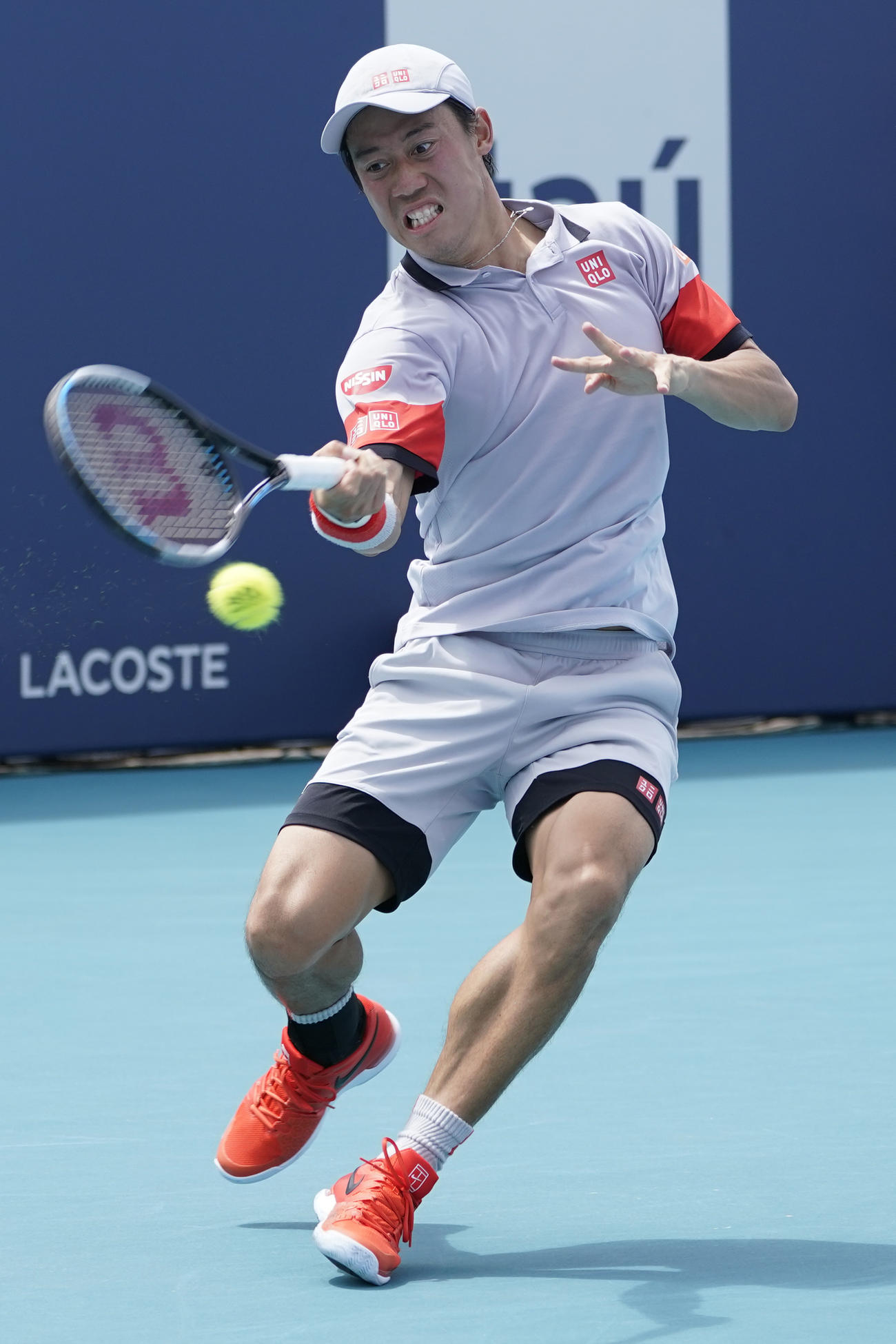 マイアミオープン2回戦　ベデネと対戦する錦織
