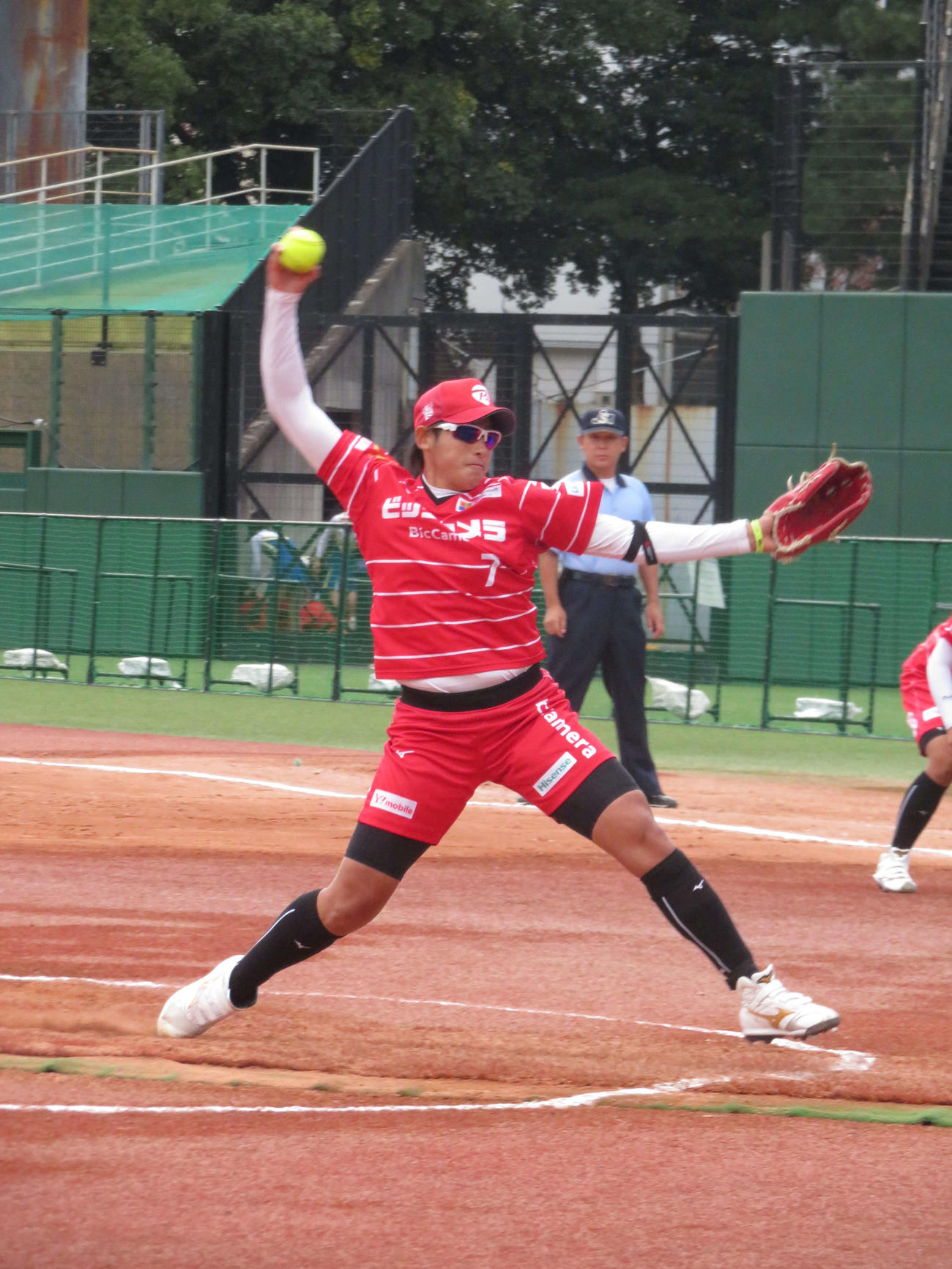 上野由岐子（2020年11月8日撮影）