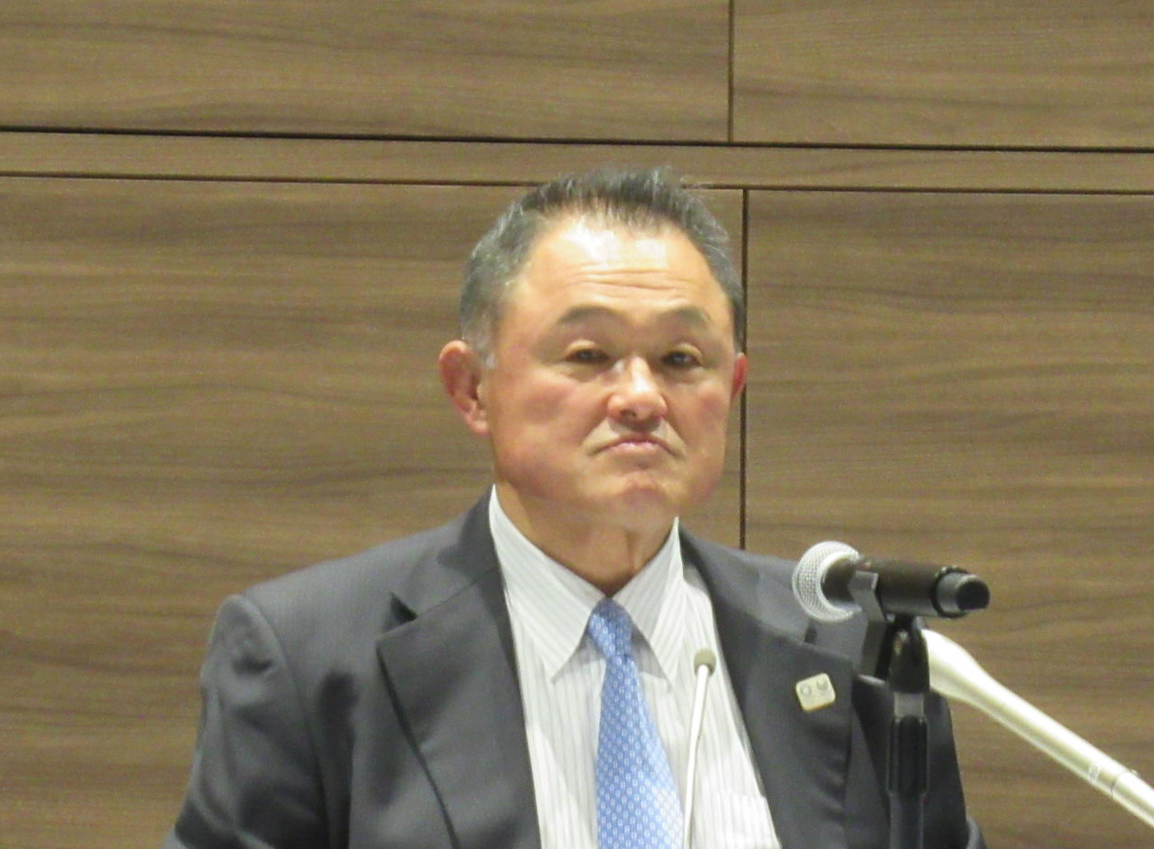 山下泰裕会長（2020年11月30日撮影）