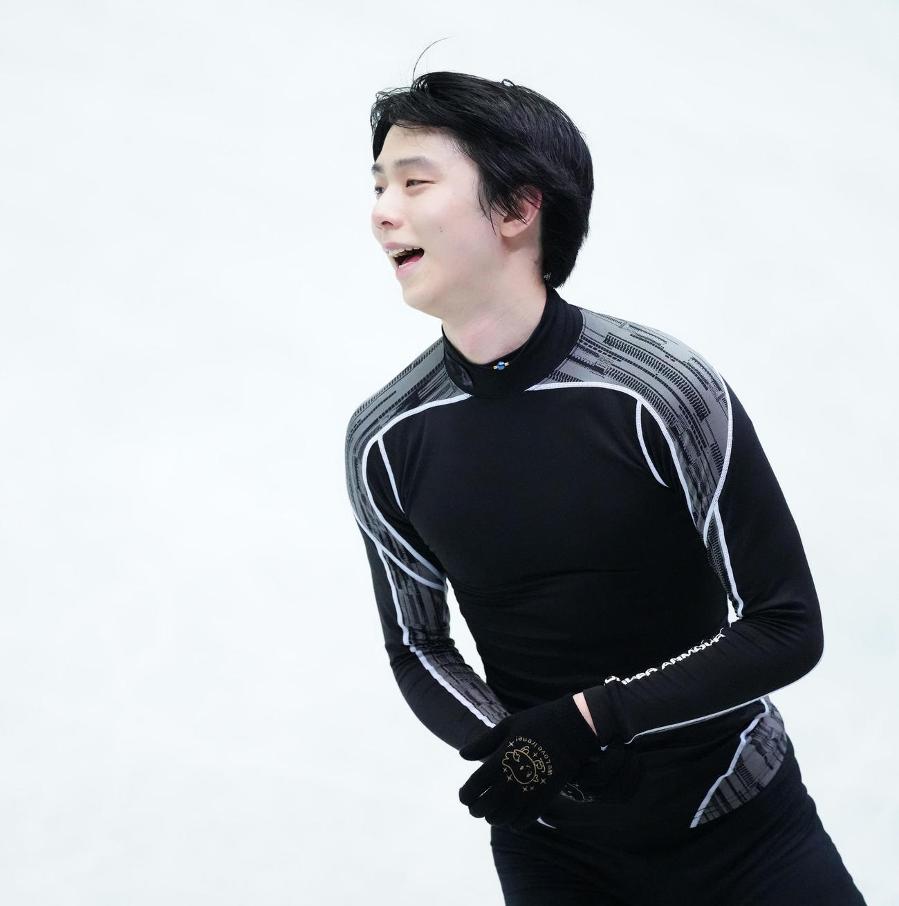 笑顔を見せる羽生結弦（代表撮影）