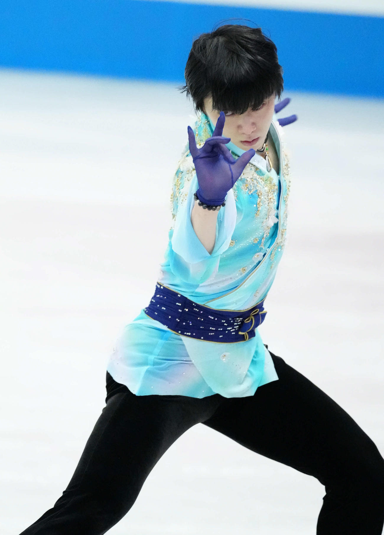 男子フリーで演技をする羽生結弦（代表撮影）