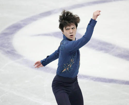男子フリーで演技する宇野昌磨(代表撮影)