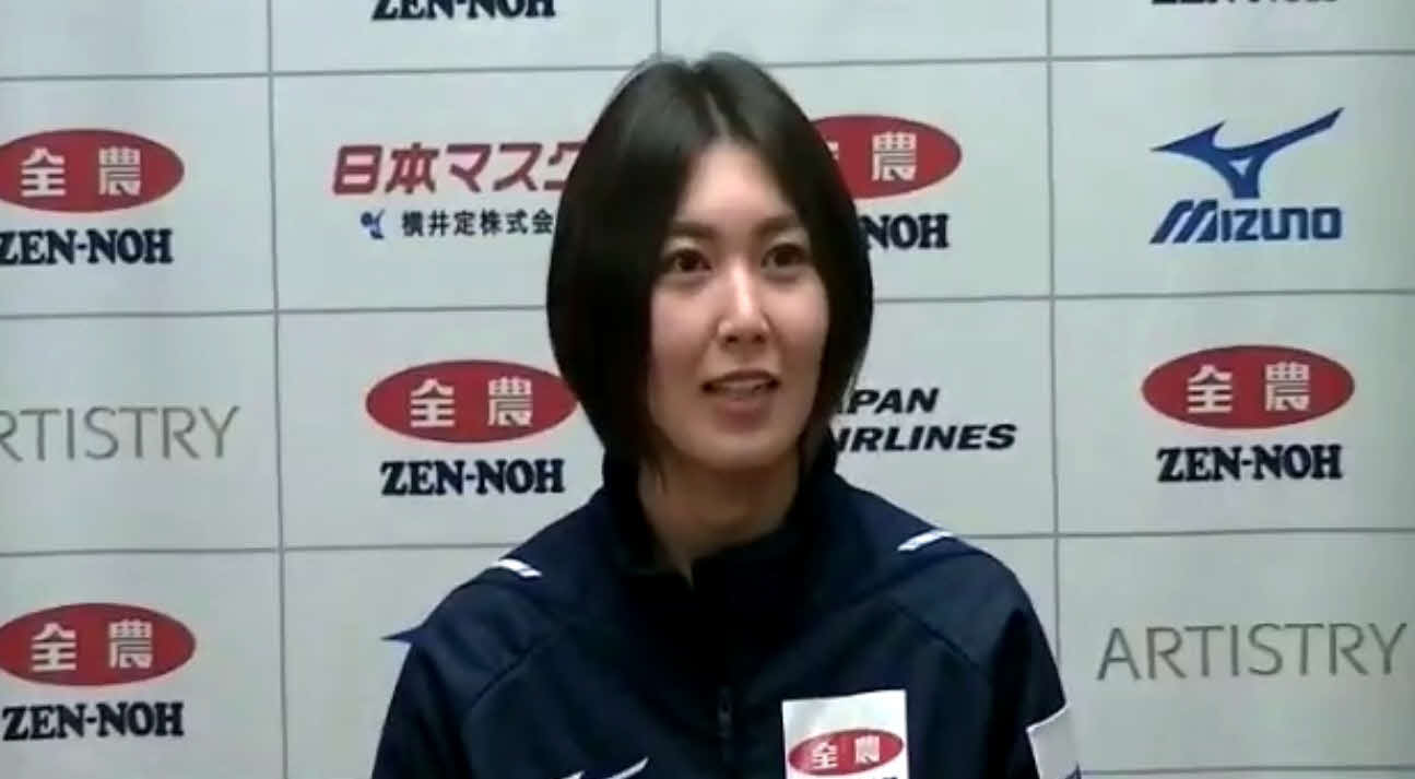 オンライン会見に臨んだカーリング女子の北海道銀行スキップ吉村