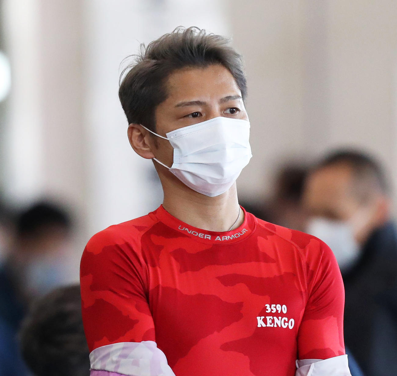 浜野谷憲吾が前回優勝エンジンを手にした（撮影・屋方直哉）