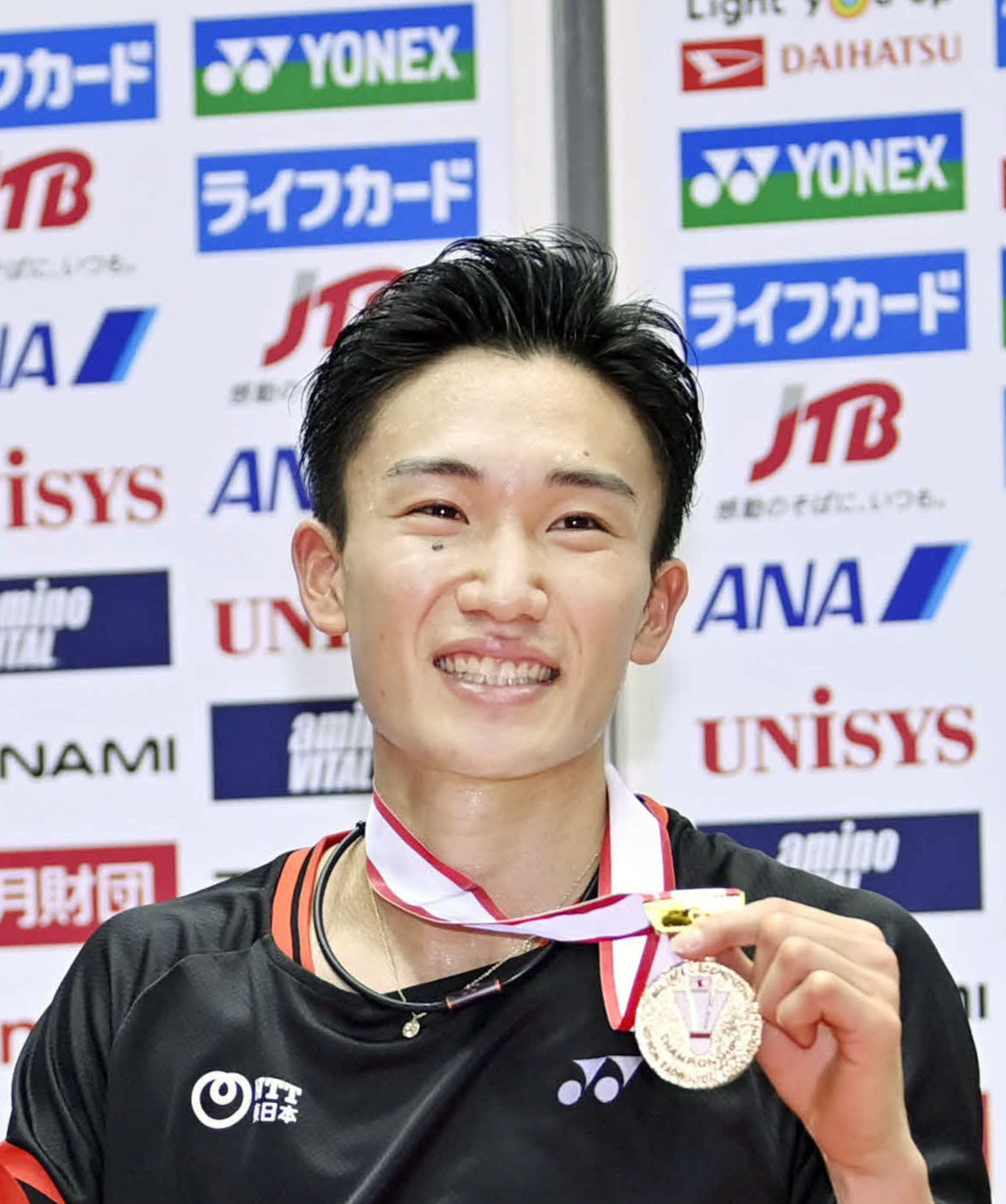 桃田賢斗（2020年12月27日・代表撮影）